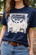 Almost Heaven Mothman Graphic Tee, West Virginia Folklore Shirt