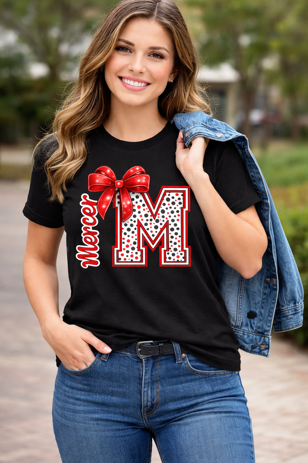 Mercer Elementary Spirit Shirt Bow